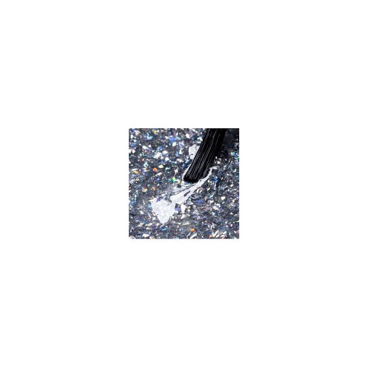 Vernis Semi-Permanent 7,2 ml - Silver Confetti
