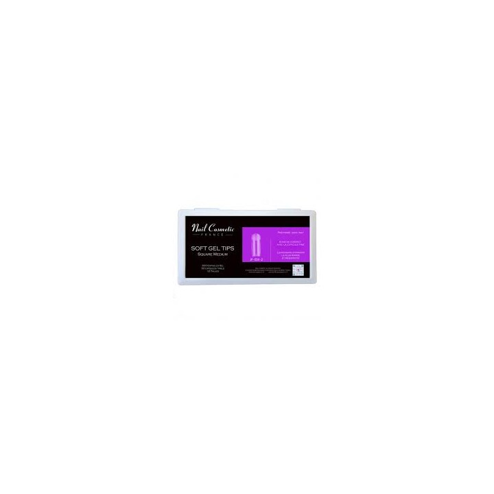 Soft Gel Tips Square Medium