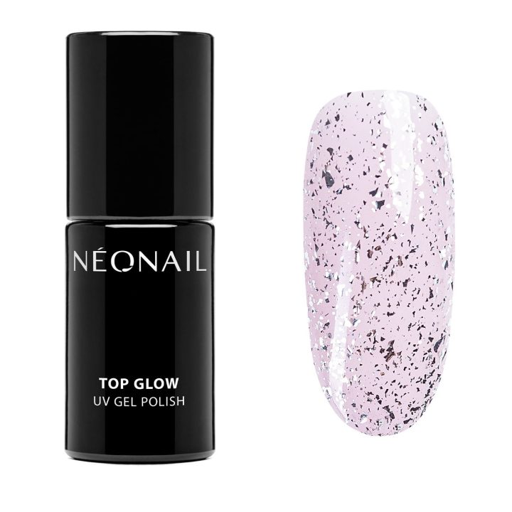 Top Glow Silver Flakes