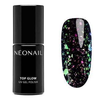 Top Glow Lime Aurora Flakes