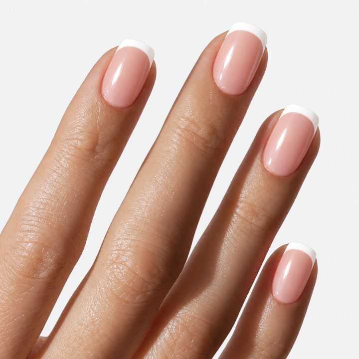 French Gel Ultra White 50 ml : sur les ongles