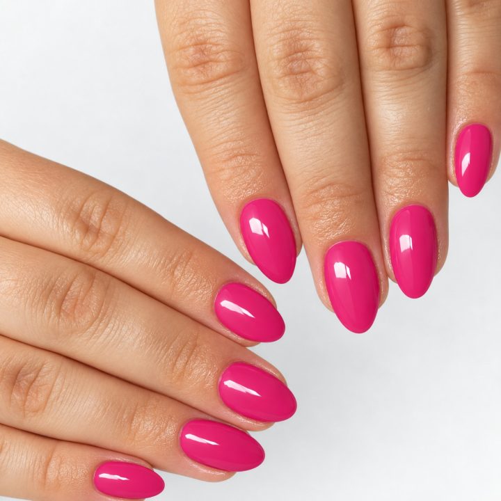 Electric Pink : sur les ongles