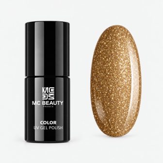 Gold Pailleté : flacon et nuancier