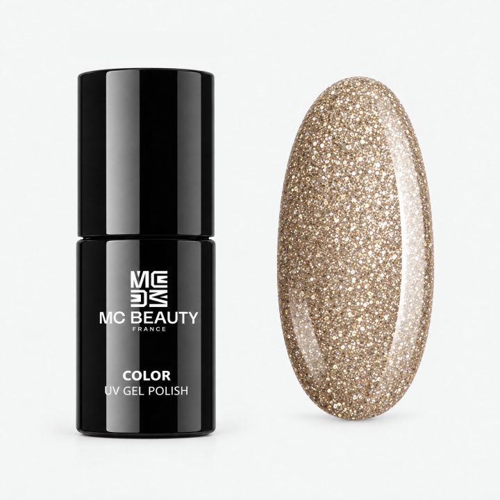 Champagne Gold : flacon et nuancier