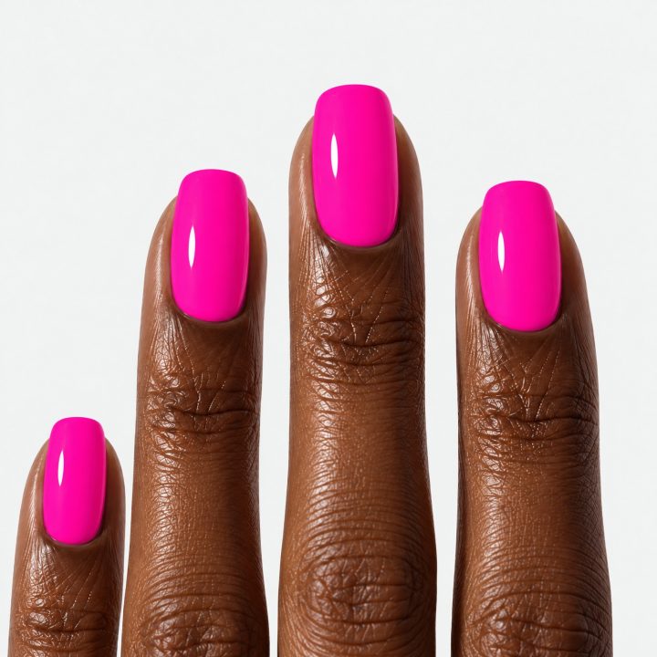 Néon Pink : sur les ongles