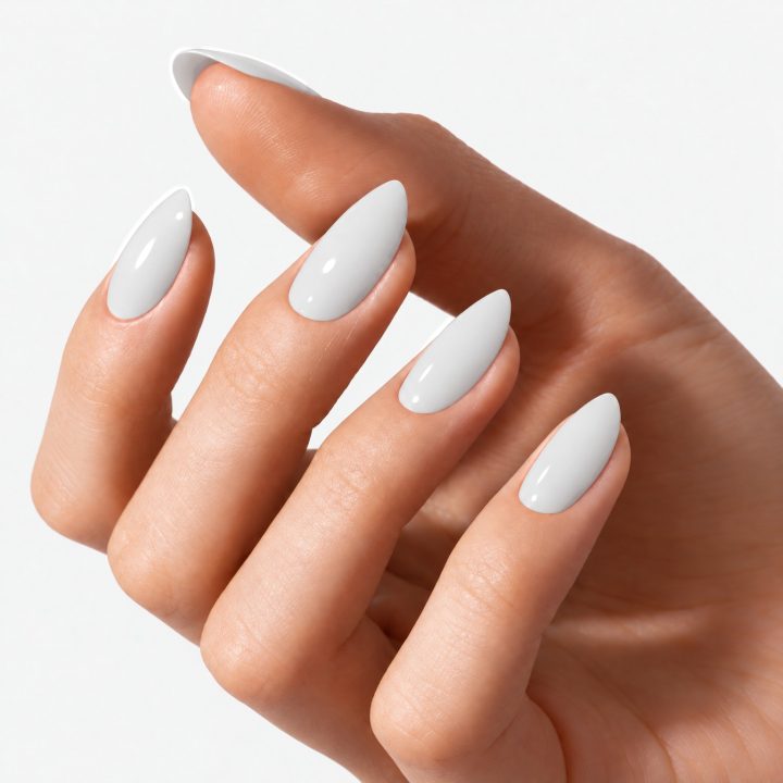 French White 15 ml : sur les ongles
