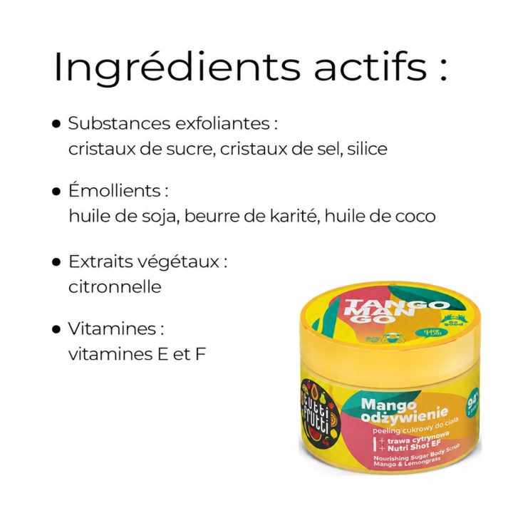 GOMMAGE CORPOREL Nourrissant Mangue & Citronnelle 300g