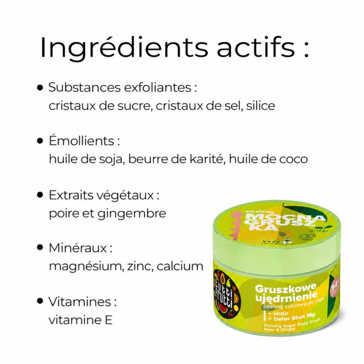 GOMMAGE CORPOREL Raffermissant Poire et gingembre 300g