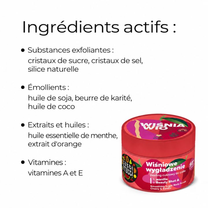 GOMMAGE CORPOREL Lissant Cerise & Vanille 300g