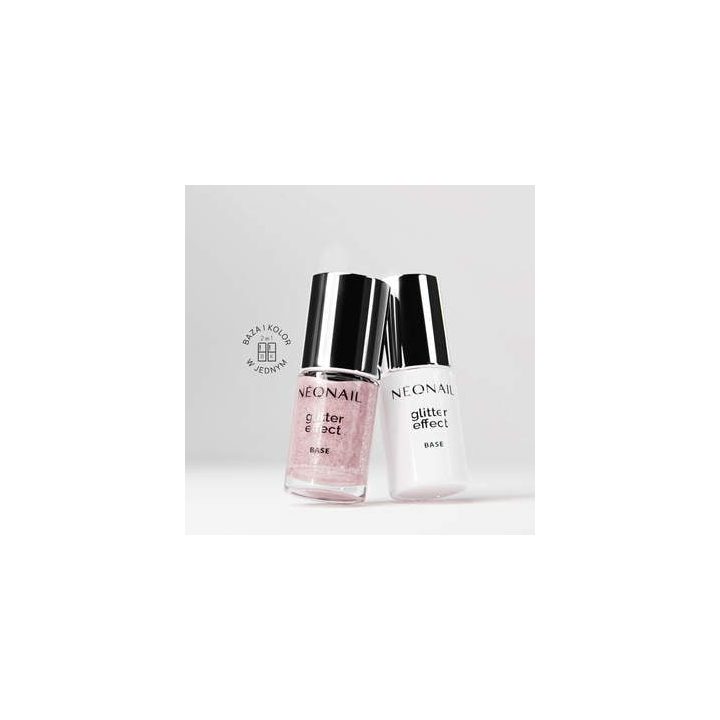 Glitter Effect Base Rose Twinkle 7.2 ml