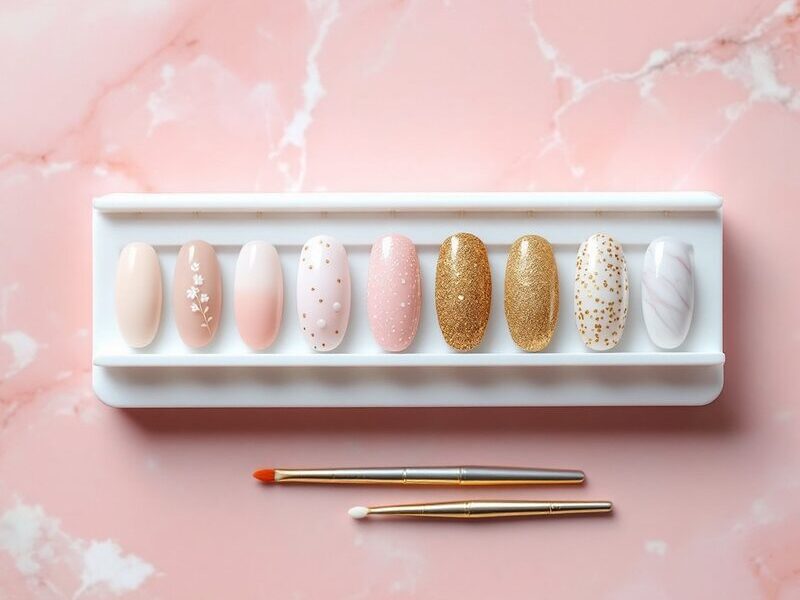 Capsules décorées en nail art